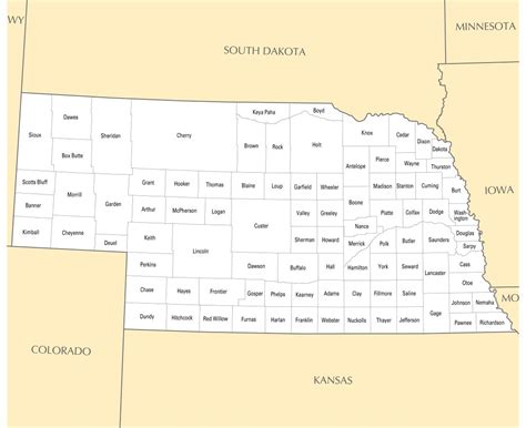 Maps Of Nebraska Collection Of Maps Of Nebraska State Usa Maps Of