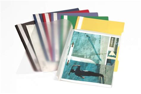 Durable Clear View Folder A4 Assorted Colours Pack 25 252300