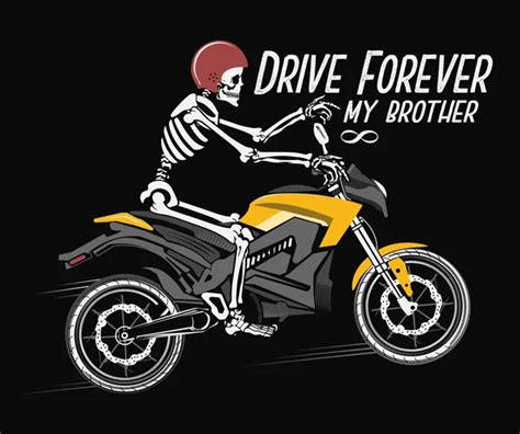 Imagens Vetoriais Skeleton Riding Motorcycle Depositphotos