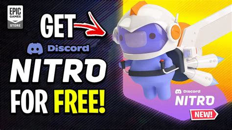 How To Get Discord Nitro For Free On Epic Games Youtube