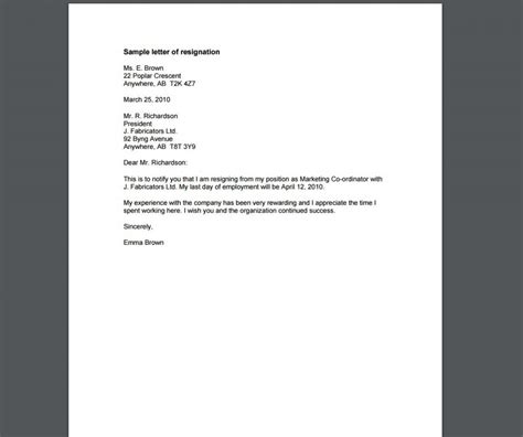 How to resignation letter example. 10 Resignation Letter Template Examples | Templates Assistant