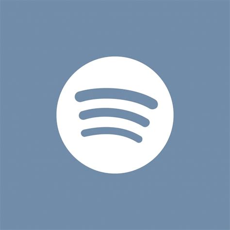 Blue Spotify Icon Ios App Icon Design Ios App Icon Iphone Icon