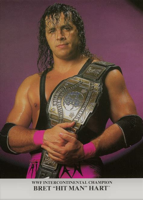 Pro Wrestling Resource Wwf History Bret Hitman Hart As The Wwf Intercontinental Champion
