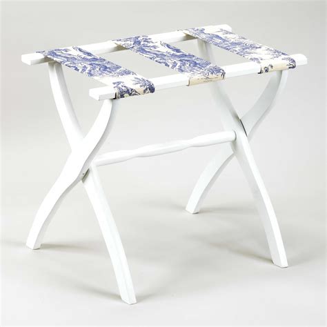 Casual home wooden luggage rack. Toile Luggage Racks from Dann Clothing, For your Guest ...