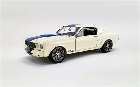 Acme Diecast 1965 Mustang Shelby Gt350r Street Fighter 118 Scale Model