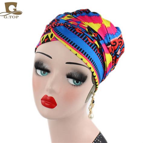 African Design Headscarf Long Head Scarf Jewish Headcover Turban Shawl Warp Hair African