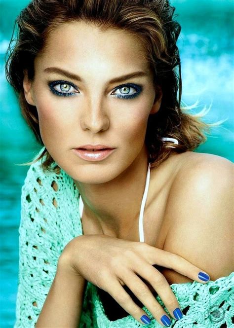 Model Daria Werbowy Pinner George Pin Summer Makeup Looks Makeup
