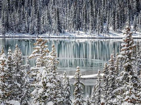 Frozen Lake Banff Bing Wallpaper Download