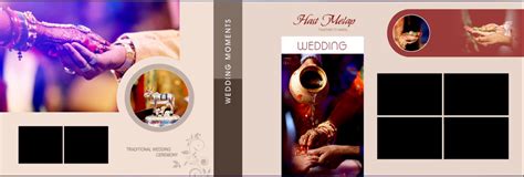 New Wedding Album Vidhi Design 12x36 Psd Free Download