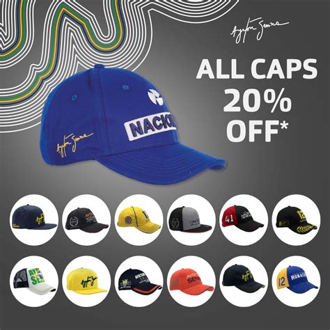 Fan Apparel And Souvenirs Ayrton Senna Nacional Replica Hat Sports