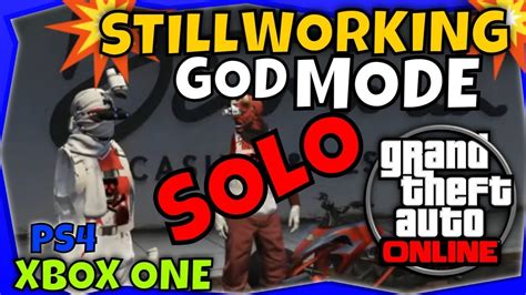 The 2 Working Solo God Mode Glitches Gta 5 Online Super Easy Youtube