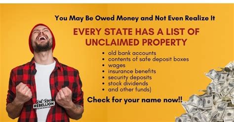 Does The State Owe You Money Check These State Run Unclaimed Property