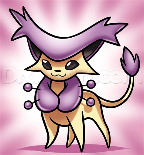How To Draw Delcatty Step By Step Pokemon Characters Anime Draw
