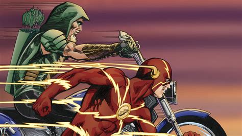Green Arrow And Flash Wallpapers 70 Images