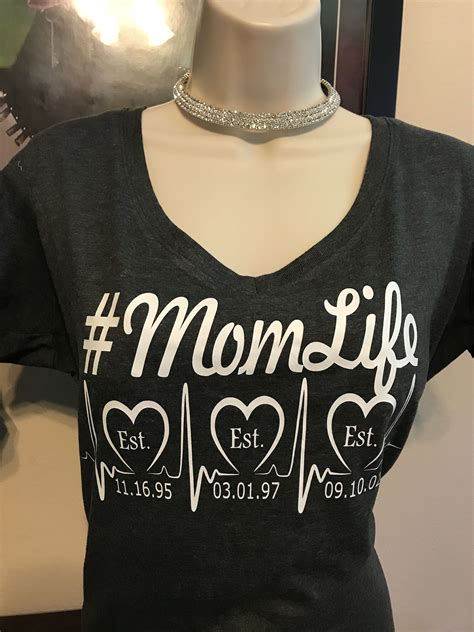 Mom Est Shirt Mom Life Personalized Mom Shirt Mother S Day New Mom
