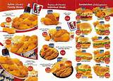 Menu And Prices For Kfc Pictures