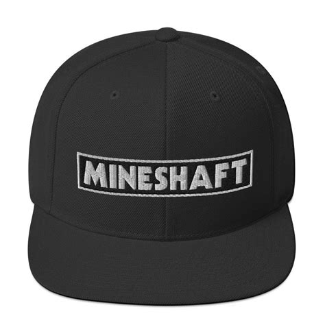 Mineshaft New York Embroidered Classic Snapback Hat Etsy