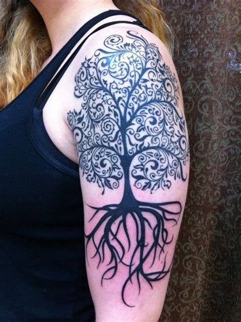 25 Tree Of Life Tattoos On Sleeve