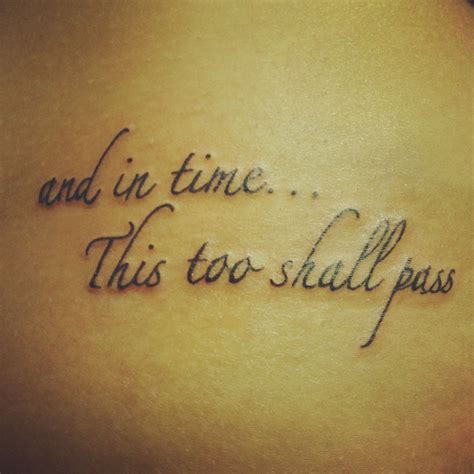 And In Time This Too Shall Pass