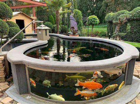 Marvelous Backyard Garden Design Ideas With Fish Pond Koi Pond Backyard Fish Ponds