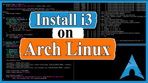 How To Install I3 On Arch Linux Youtube
