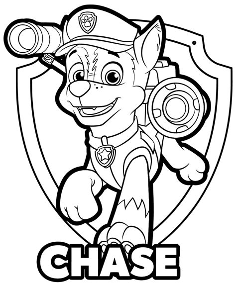 Download High Quality paw patrol clipart coloring Transparent PNG