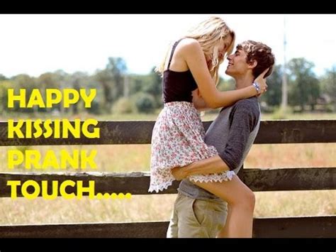 HAPPY KISSINNG PRANK HOT GIRLS Kissing A Guy And Give The Touch How