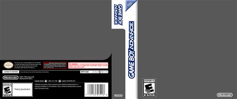 Nintendo Gba Cover Template By Etschannel On Deviantart