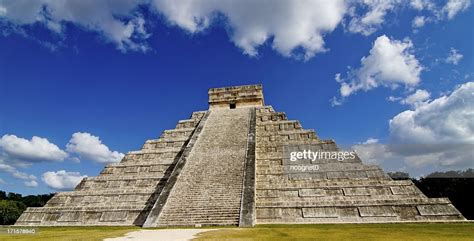 Mayan Pyramid In Mexico High Res Stock Photo Getty Images