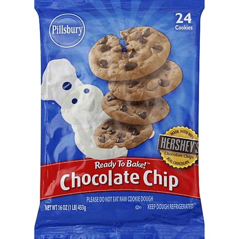 Pillsbury Ready To Bake Cookies Chocolate Chip Buehlers