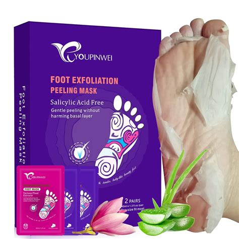 Buy Foot Peel Mask Youpinwei Exfoliating Feet Peeling Mask For Dry Cracked Heels 21 Packs