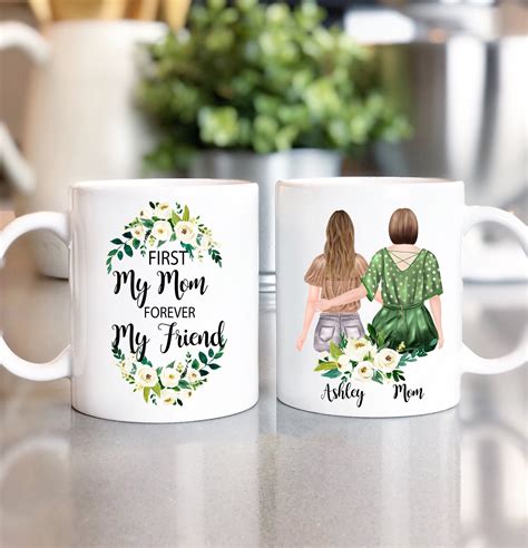 Personalized Mom Mug Mom With Daughter Mug Mother Gift From Etsy