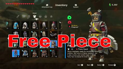 If you talk to the man outside the city gates, near the shrine entrance, he'll tell you he's heard of someone who managed to fool the guards and enter the city. Breath of the wild how to get a free piece of Flamebreaker armor - YouTube