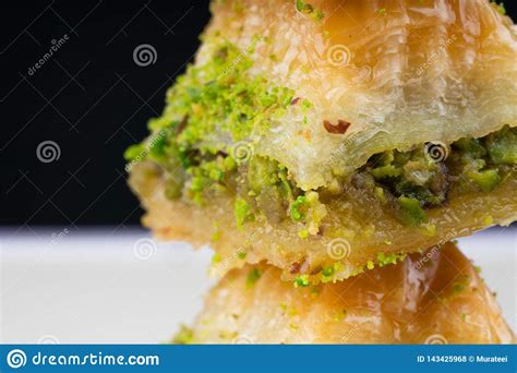 Turkish Dessert Sobiyet Baklava Stock Photo Image Of Millefeuille