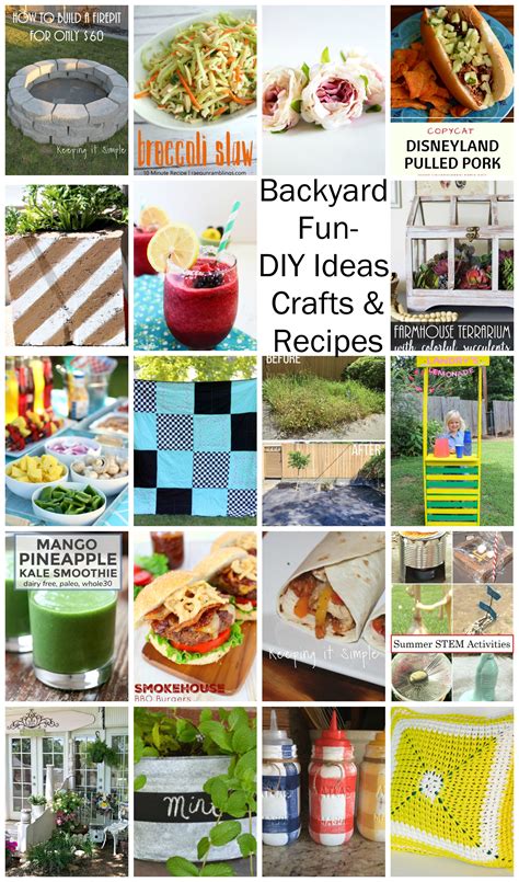 Backyard Fun Diy Crafts And Recipes Mmm 434 Block Party Keeping