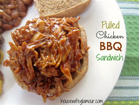 This is going to be the easiest bbq chicken you have ever made. Pulled Chicken BBQ Sandwich | Life In Leggings