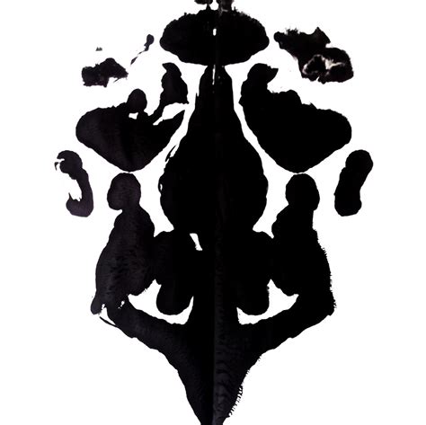 Blot Test Rorschach Inkblot Paper Pin What Do You See Visual Diary