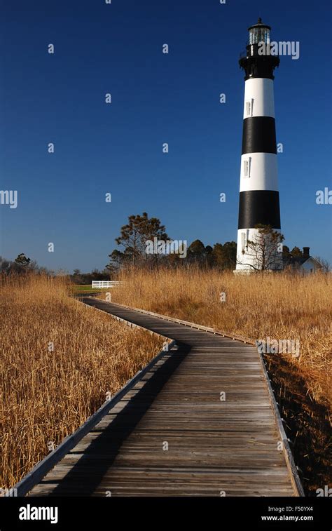 The Bodie Island Lighthouse On North Carolinas Outer Banks Stock Photo