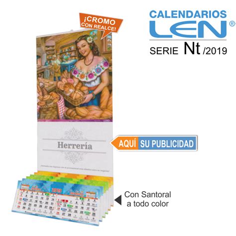 Calendarios De Pared Con Varilla Calendario De Pared Con Santoral Con