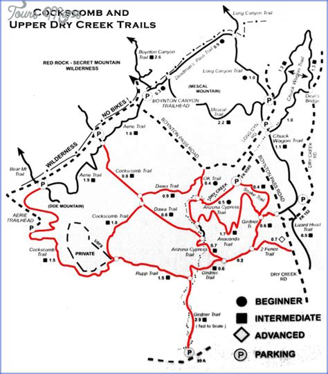 Sedona Hiking Map