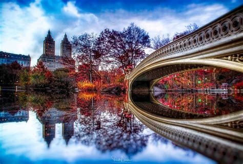 Bow Bridge Autumn In Central Park By Paul Brake Nycph0t0 Central