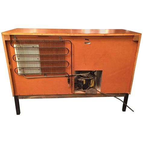 Maybe you would like to learn more about one of these? Fridge Midcentury Silkeborg Danish Bar Cabinet with Hidden ...