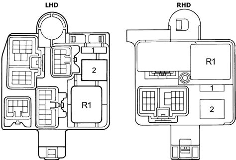 Toyota Camry (XV10) (1991-1996) Fuse Diagram • FuseCheck.com