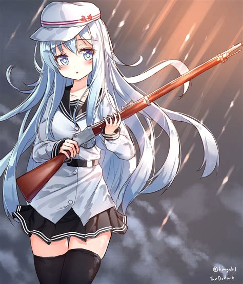 Anime Picture Kantai Collection Original Hibiki Destroyer Verniy