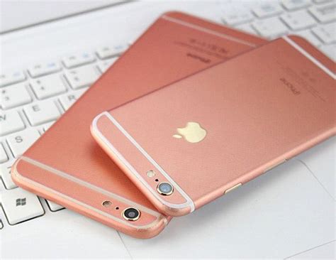 I Have An Iphone 6s Plus Rose Gold Pink Decal Wrap Skin Set Apple