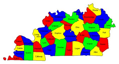 World Maps Library Complete Resources Kentucky County Maps