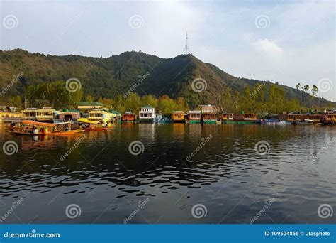 Scene Of Dal Lake In Srinagar Capital Of Jammu And Kashmir Ind