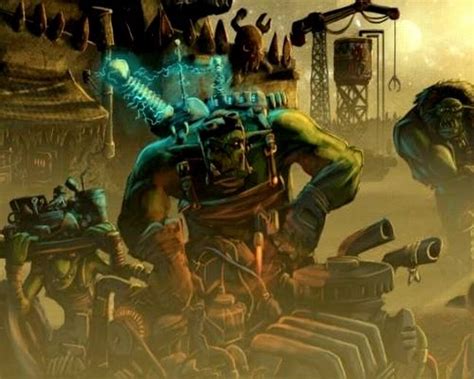 Image Ork Mekboy Art Warhammer 40k Fandom Powered By Wikia