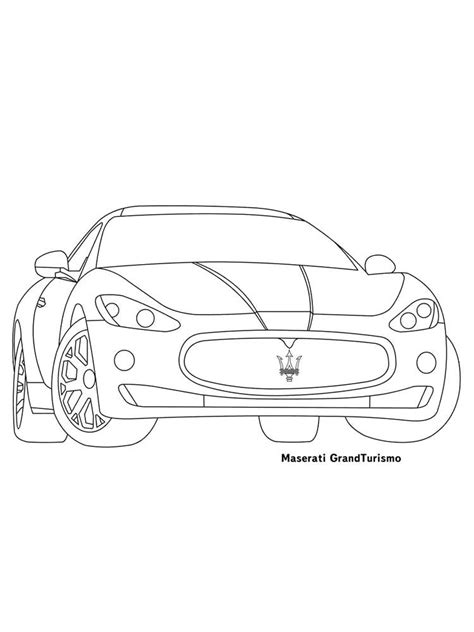 Exclusive Cars Coloring Pages For Boys Classic Sports Cars Maserati