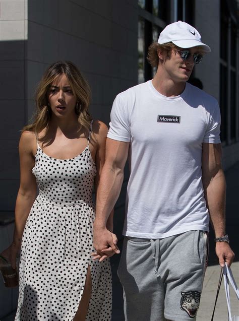 Chloe Bennet And Boyfriend Logan Paul Shopping In Beverly Hills 11